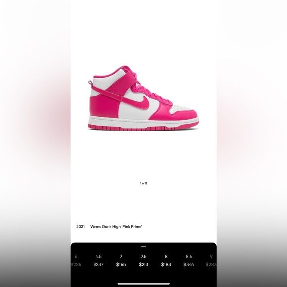 Nike dunk white and pink prime - Picture 5 of 5